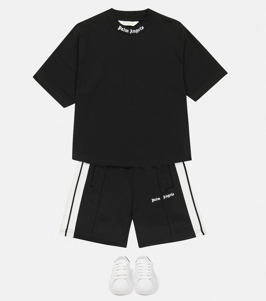Logo cotton jersey T-shirt | Palm Angels Kids