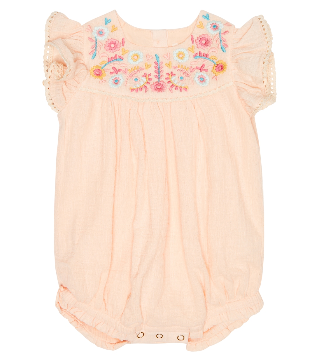 Baby - Tutina Maria in cotone con ricamo | Louise Misha