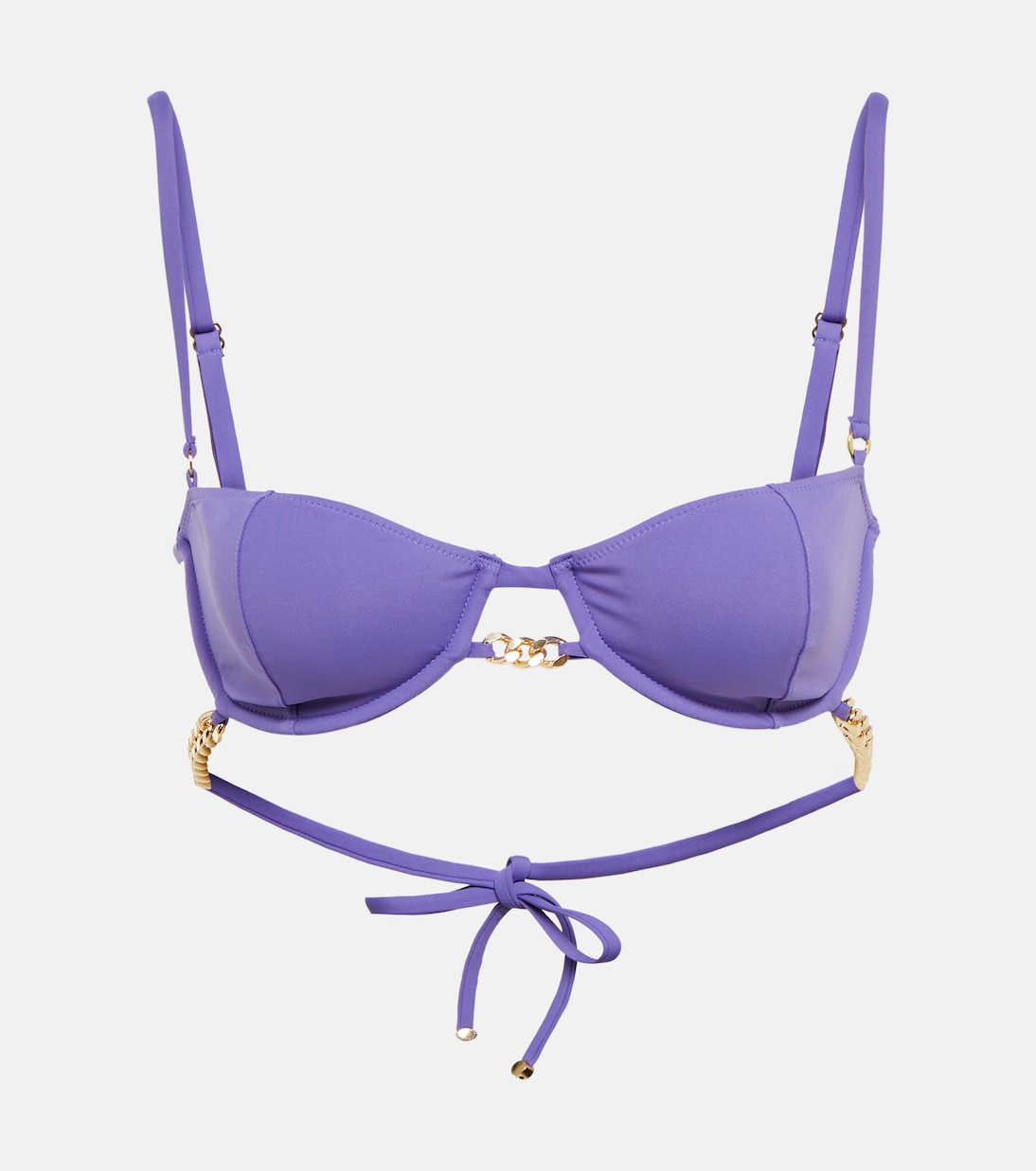 Chain-trimmed bikini top | Stella McCartney