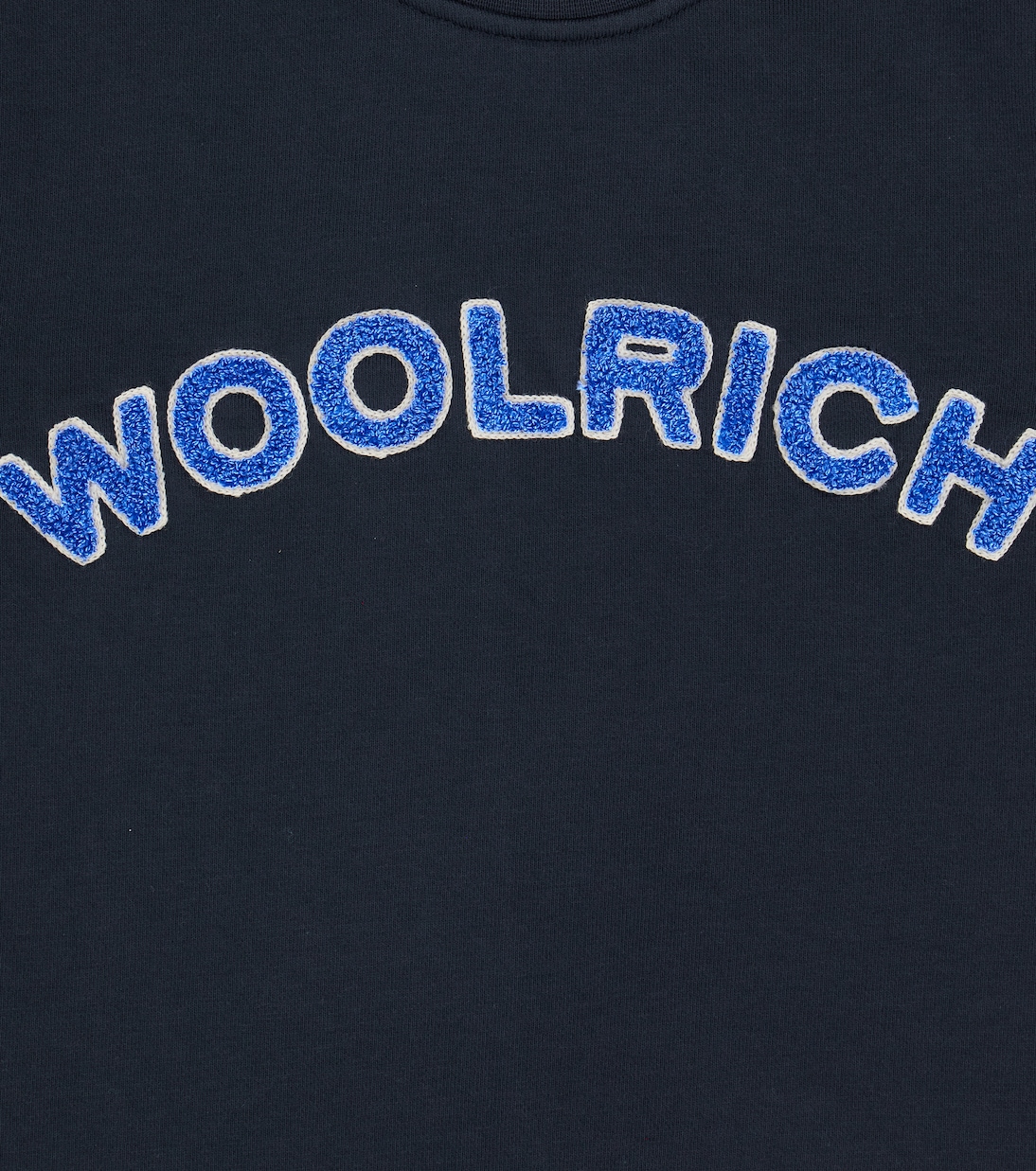 Felpa in cotone con logo | Woolrich Kids