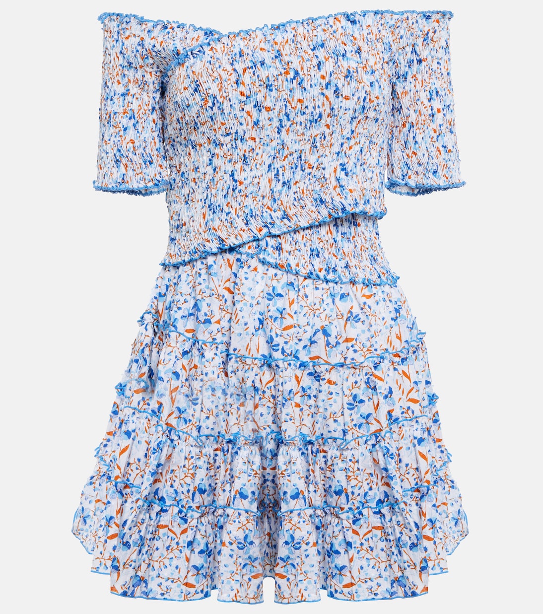 Soledad floral cotton minidress | Poupette St Barth
