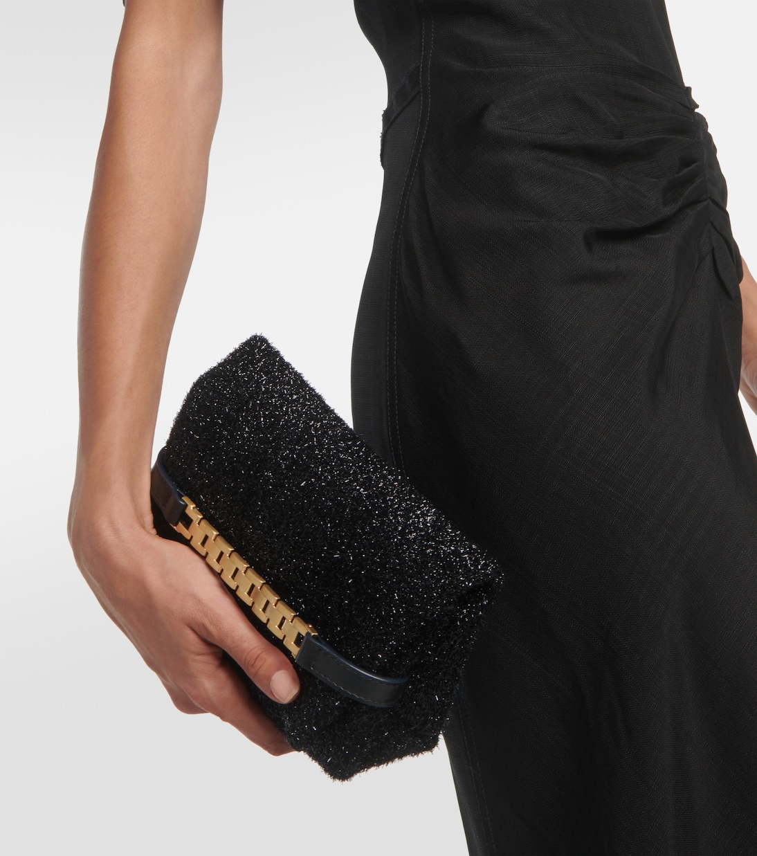 Borsa a spalla Chain Mini con pelle | Victoria Beckham
