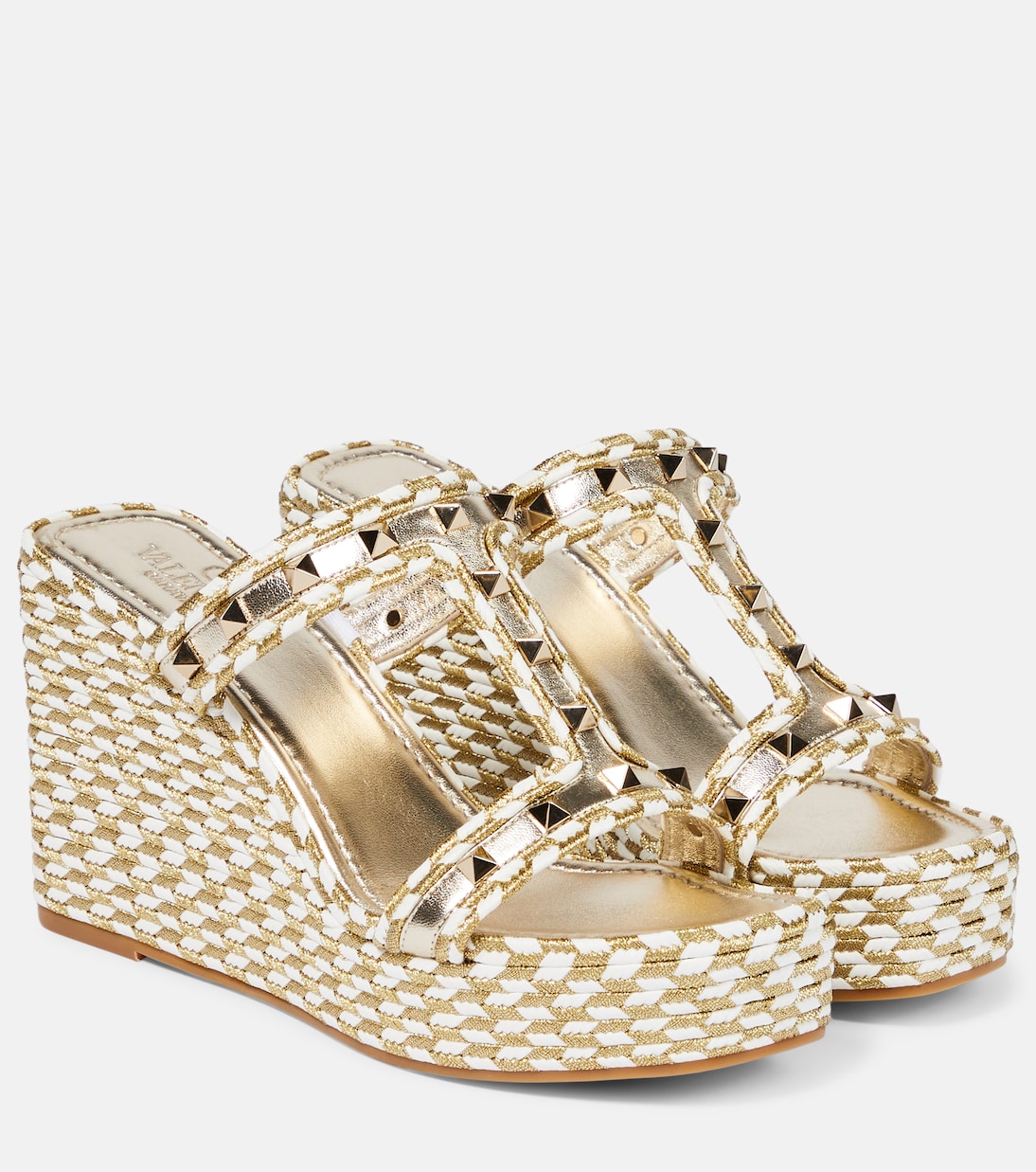Sandalias con cuña Rockstud | Valentino Garavani