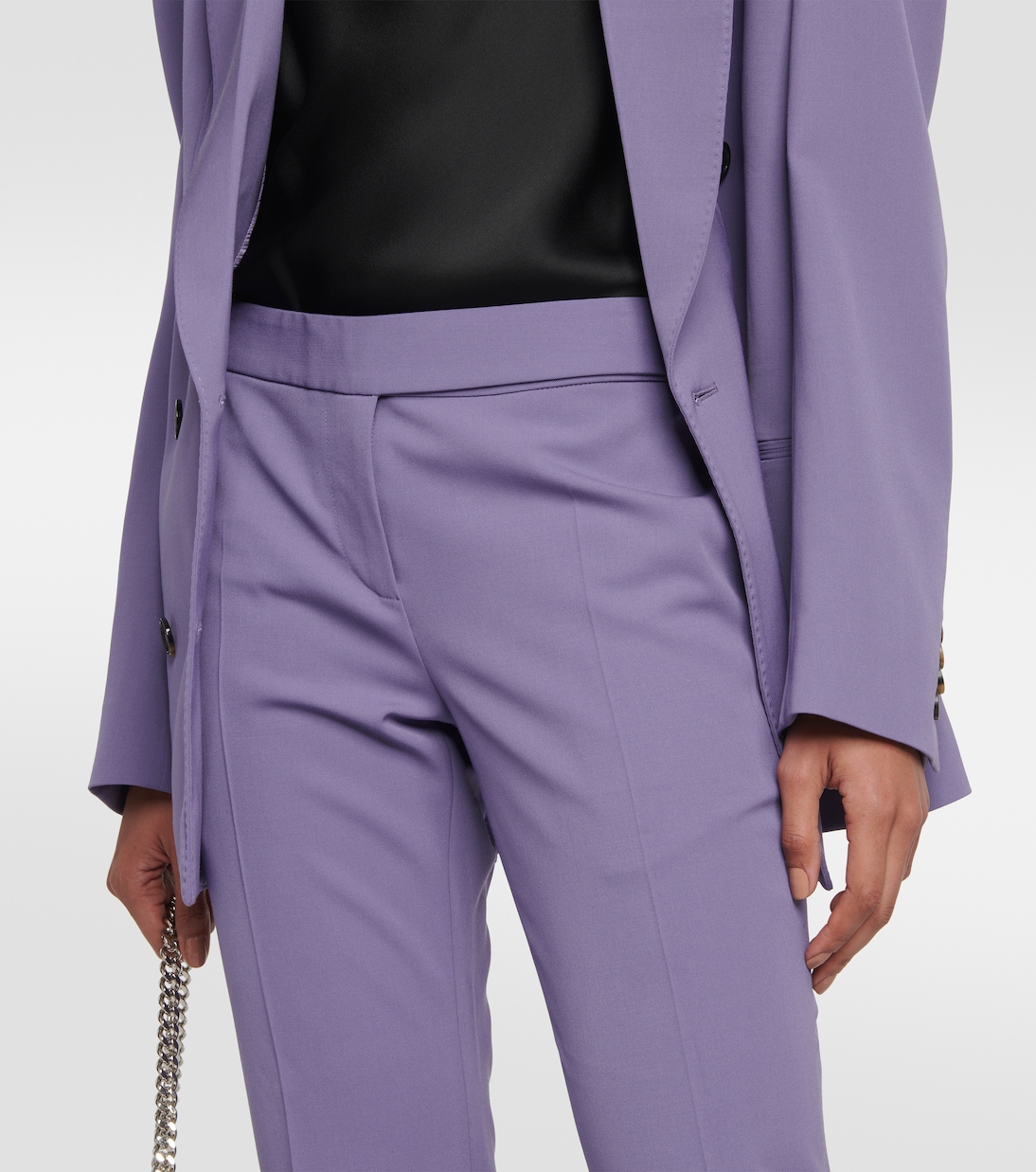 Low-rise wool-blend pants | Stella McCartney