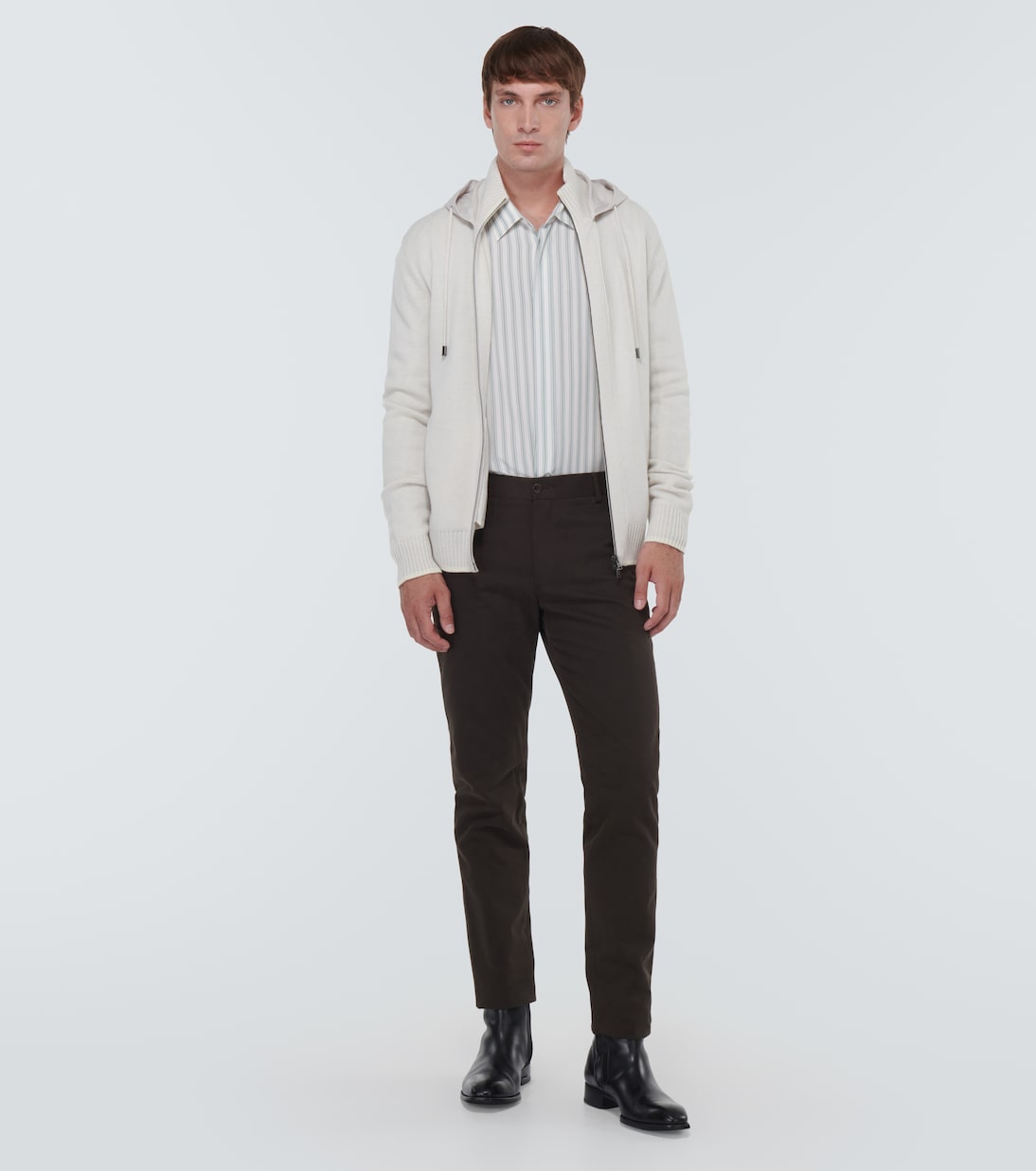 Sudadera de cachemir con cremallera | Herno