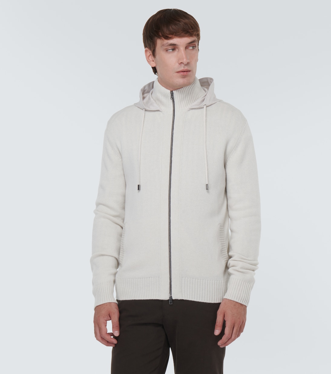 Sudadera de cachemir con cremallera | Herno