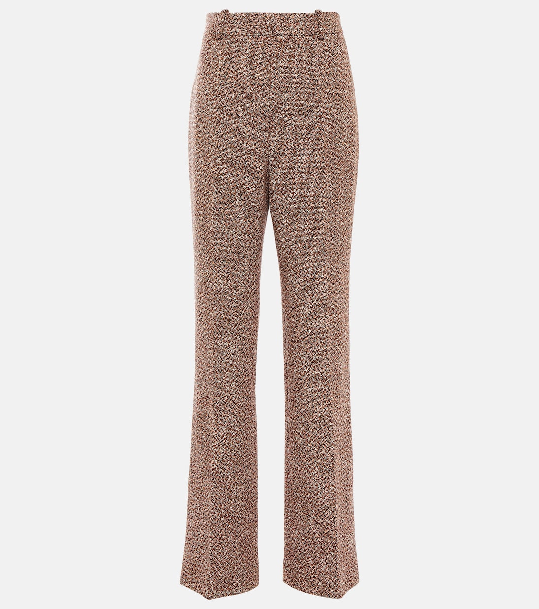 Mid-rise wide-leg tweed pants | Chloé