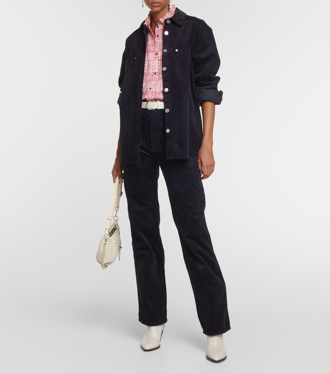 Pantaloni regular in velluto a coste | Marant Etoile