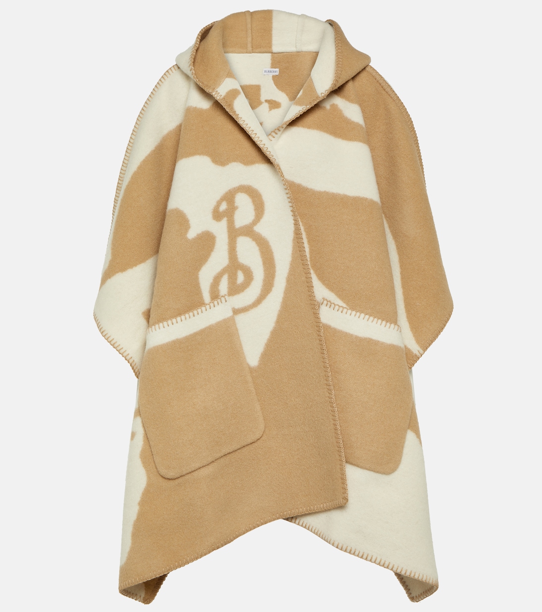 Capa de lana estampada | Burberry