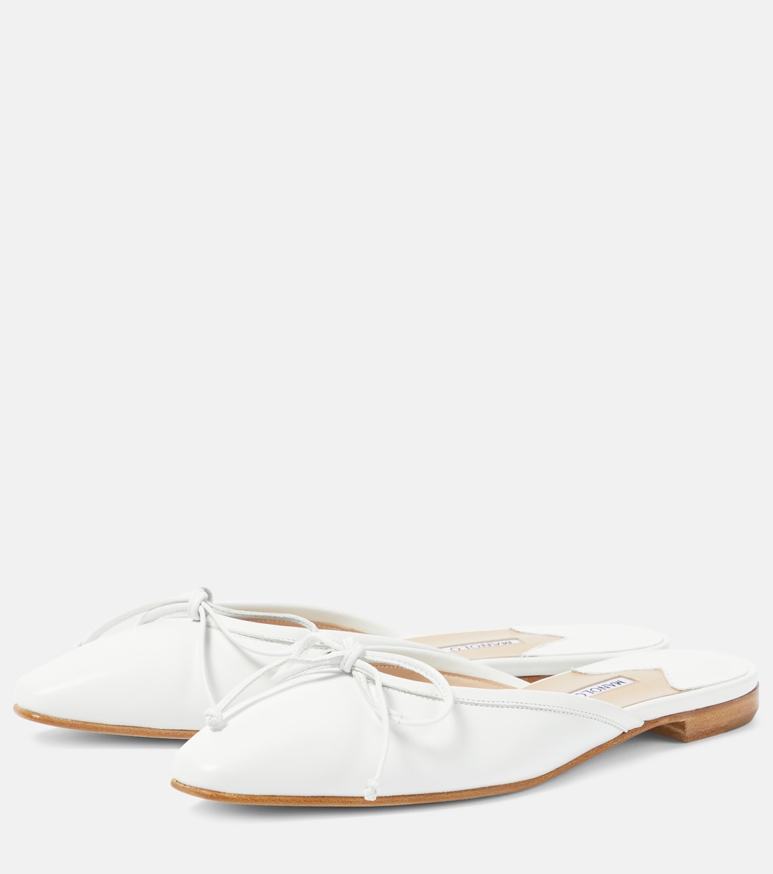 Mules Ballerimu in pelle | Manolo Blahnik