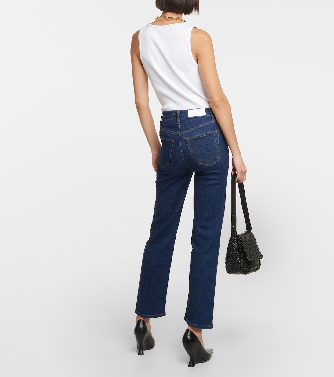 Jeans rectos 70s Stove Pipe de tiro alto | Re/Done