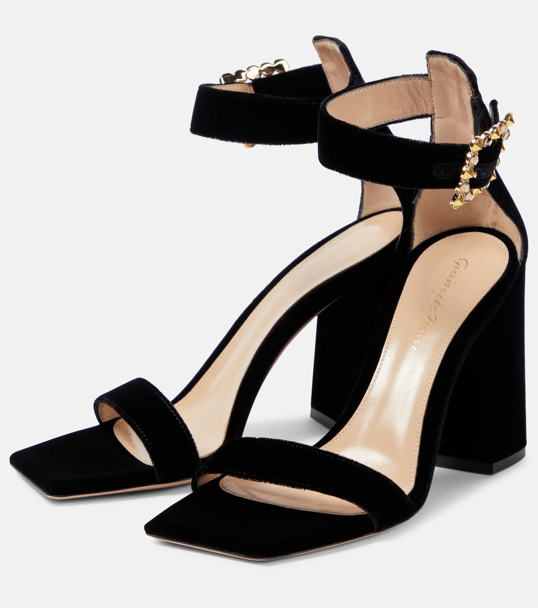 Sandalias Wondy de terciopelo | Gianvito Rossi