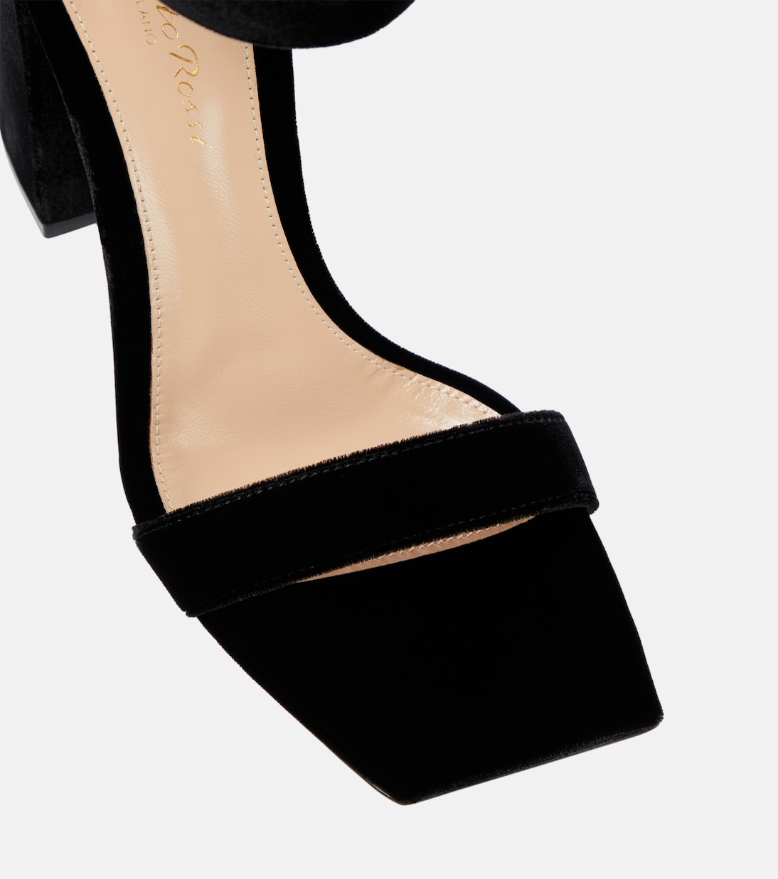 Sandalias Wondy de terciopelo | Gianvito Rossi