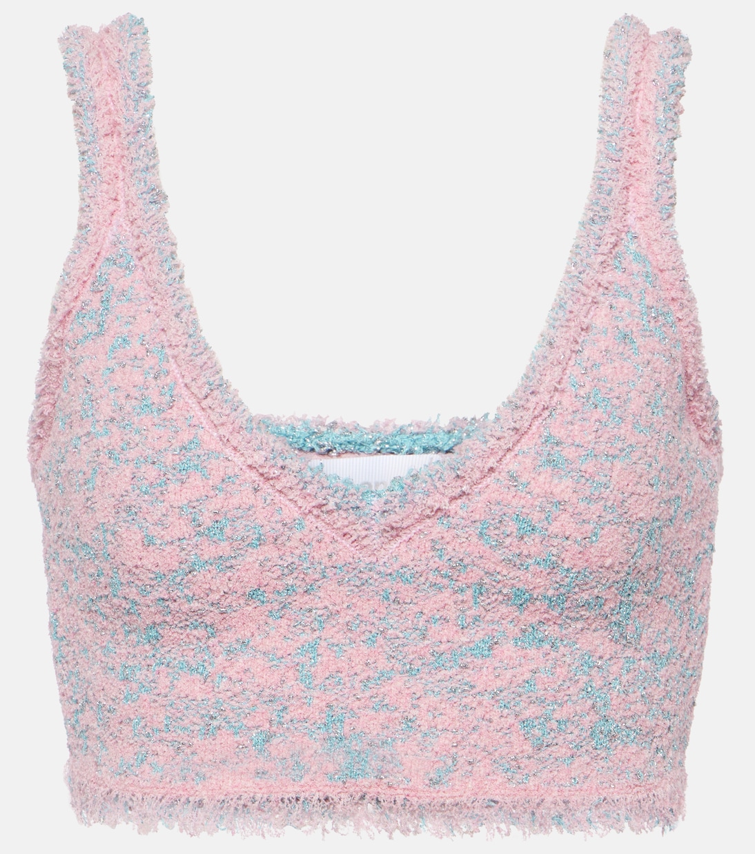 Crop top de tweed | Rabanne