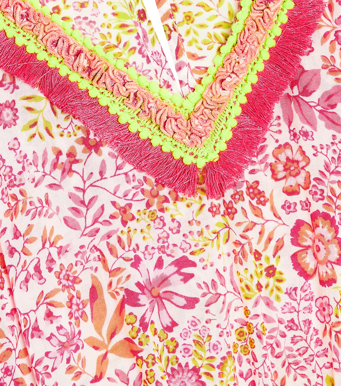 Bedrucktes Kleid Agathe | Poupette St Barth Kids