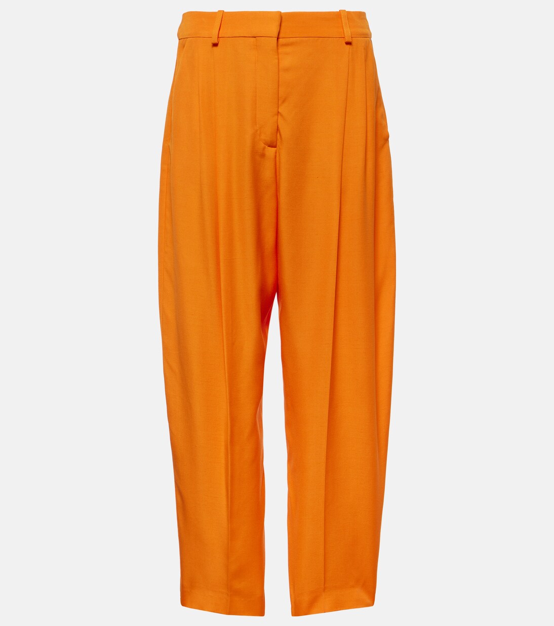 Pantalones cropped Iconic de tiro alto | Stella McCartney