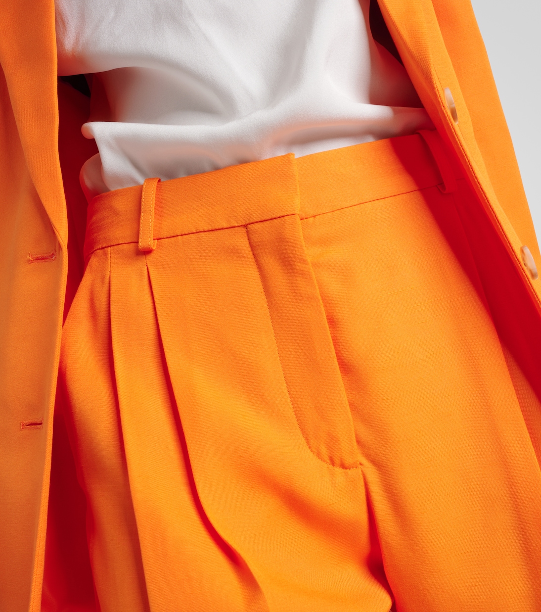 Pantalones cropped Iconic de tiro alto | Stella McCartney