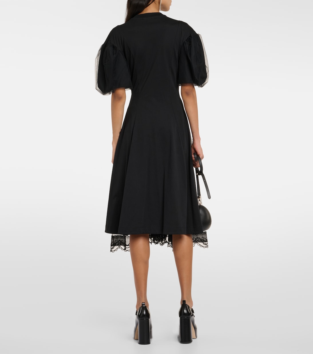Vestido midi de algodón | Simone Rocha