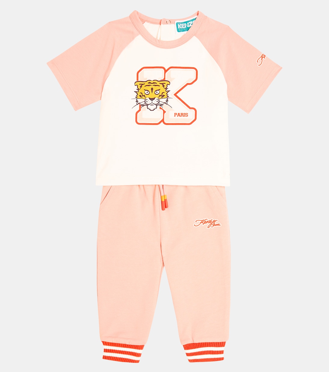 Bébé - Ensemble t-shirt et pantalon de survêtement en coton | Kenzo Kids