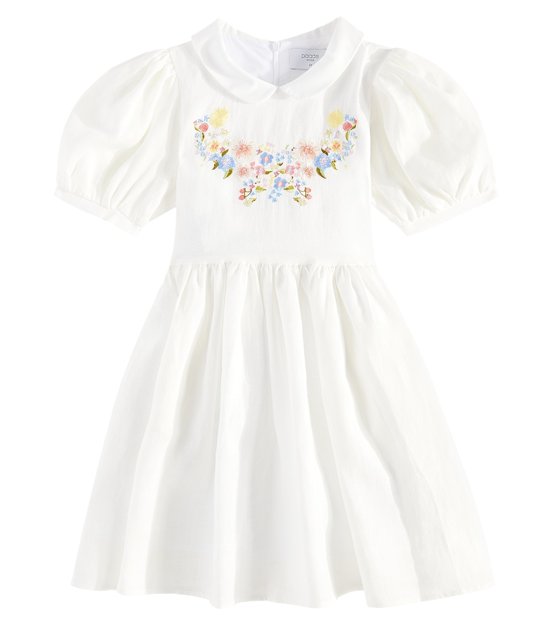 Besticktes Kleid aus Leinen | Paade Mode