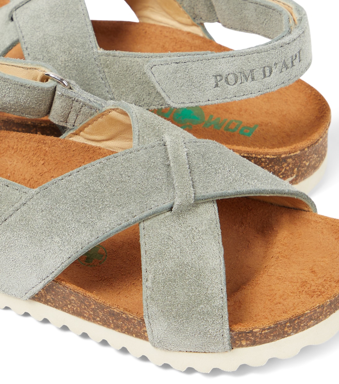 Sandali Groot Cross in suede | Pom d'Api