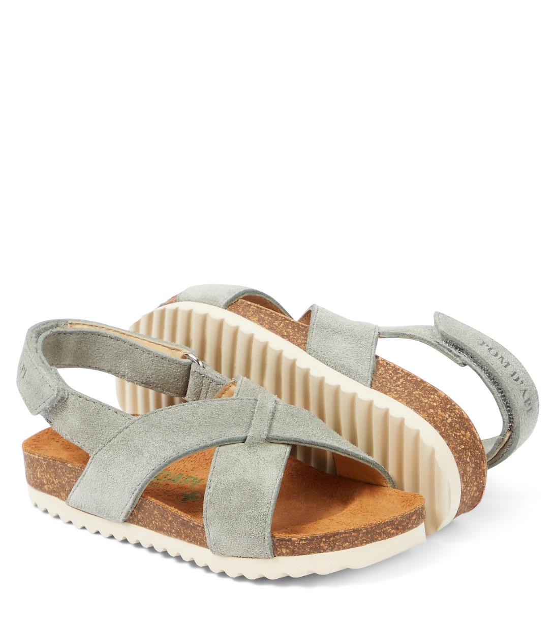 Sandali Groot Cross in suede | Pom d'Api