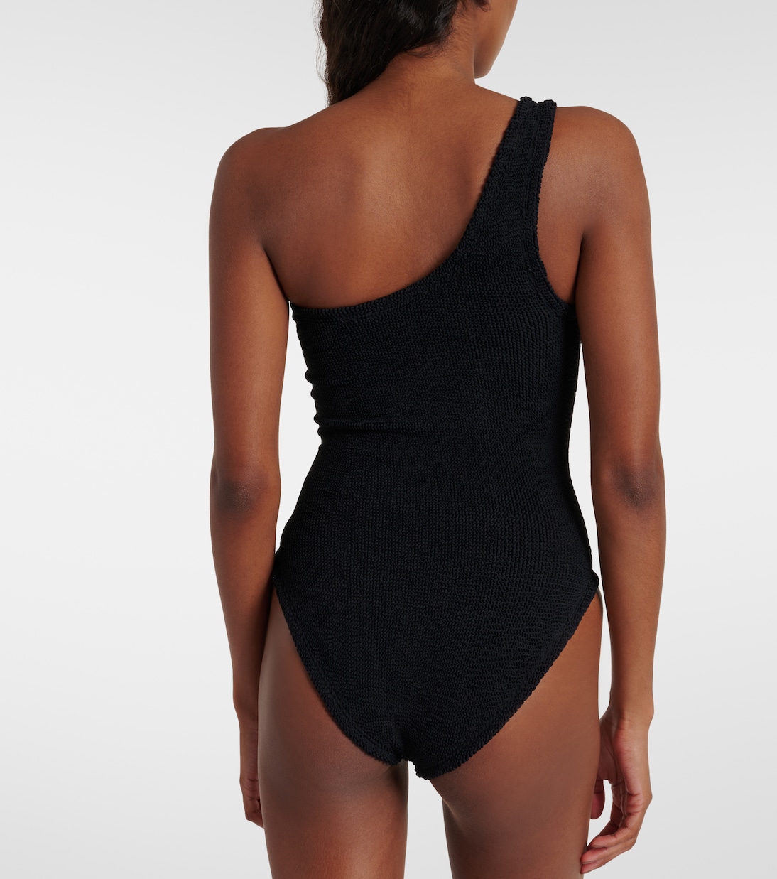 Nancy one-shoulder swimsuit | Hunza G