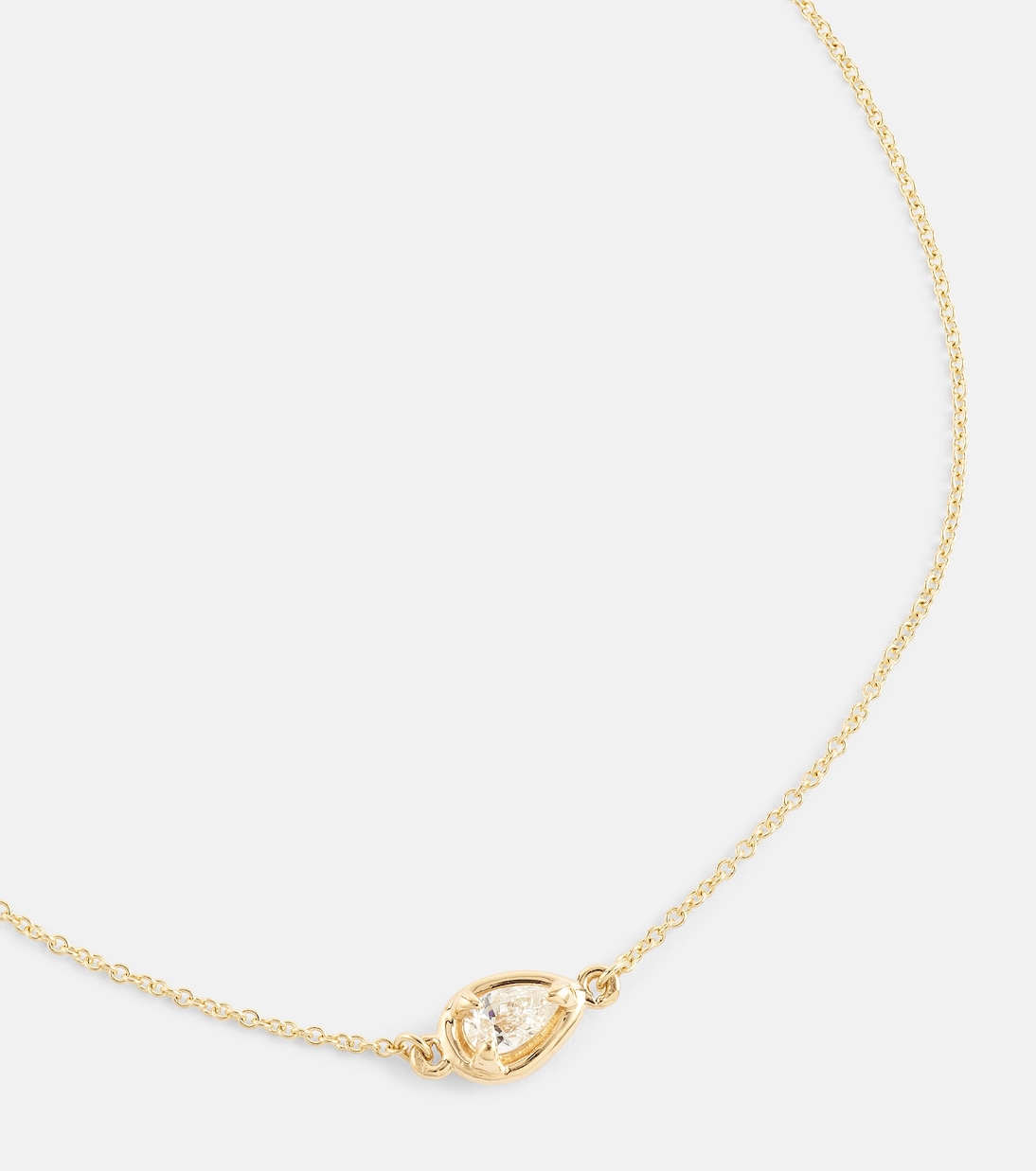 Bracciale in oro 14kt con diamanti e pietra portafortuna STONE AND STRAND per giovani eleganti