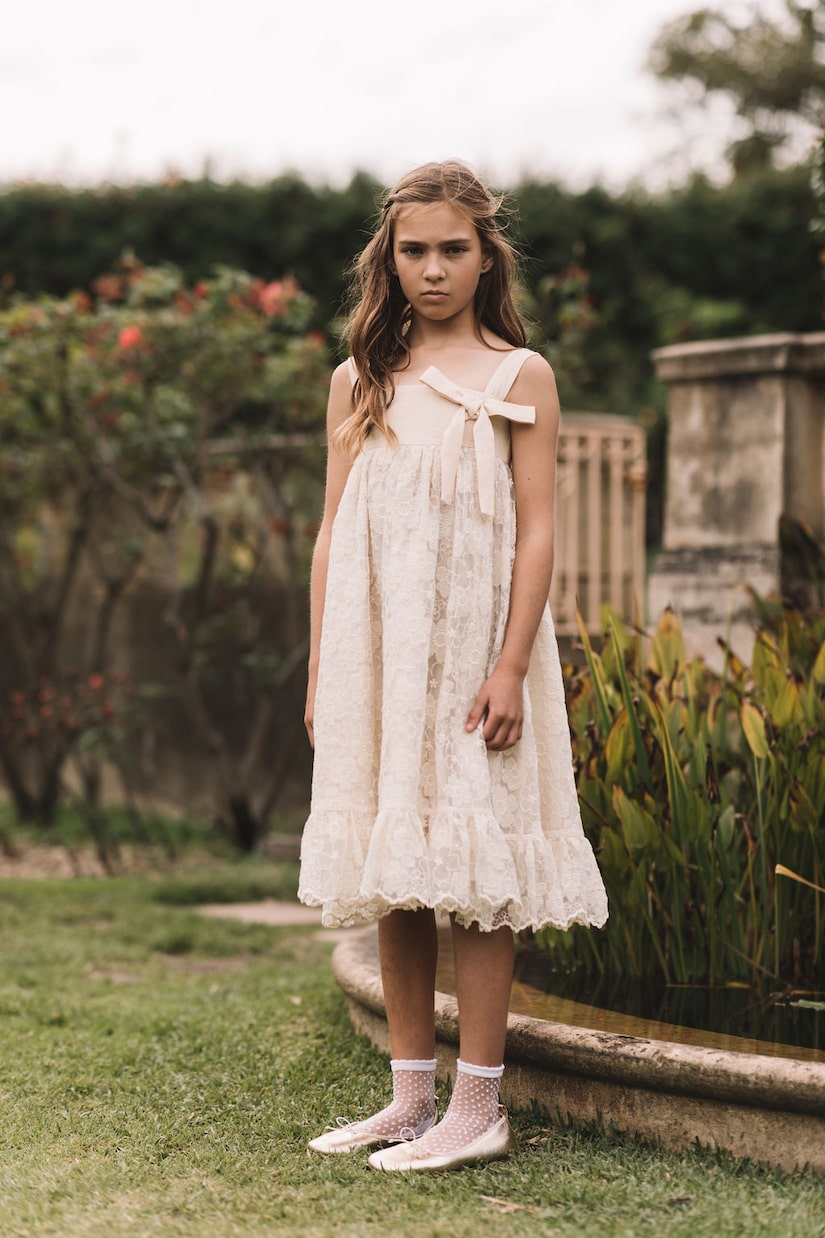 Kleid aus Tüll mit Spitze | Petite Amalie  