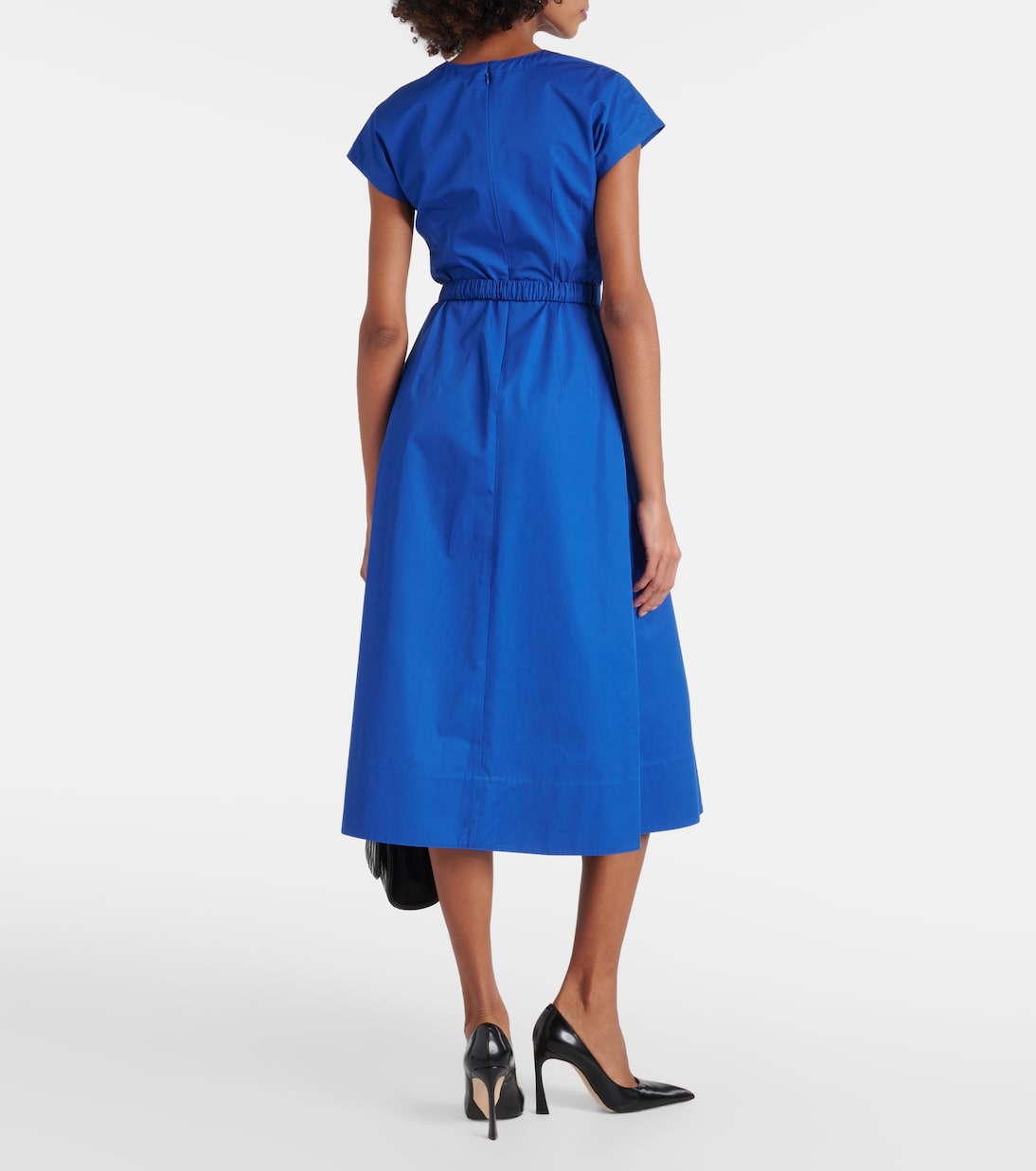 Abito midi in popeline di cotone | Tory Burch