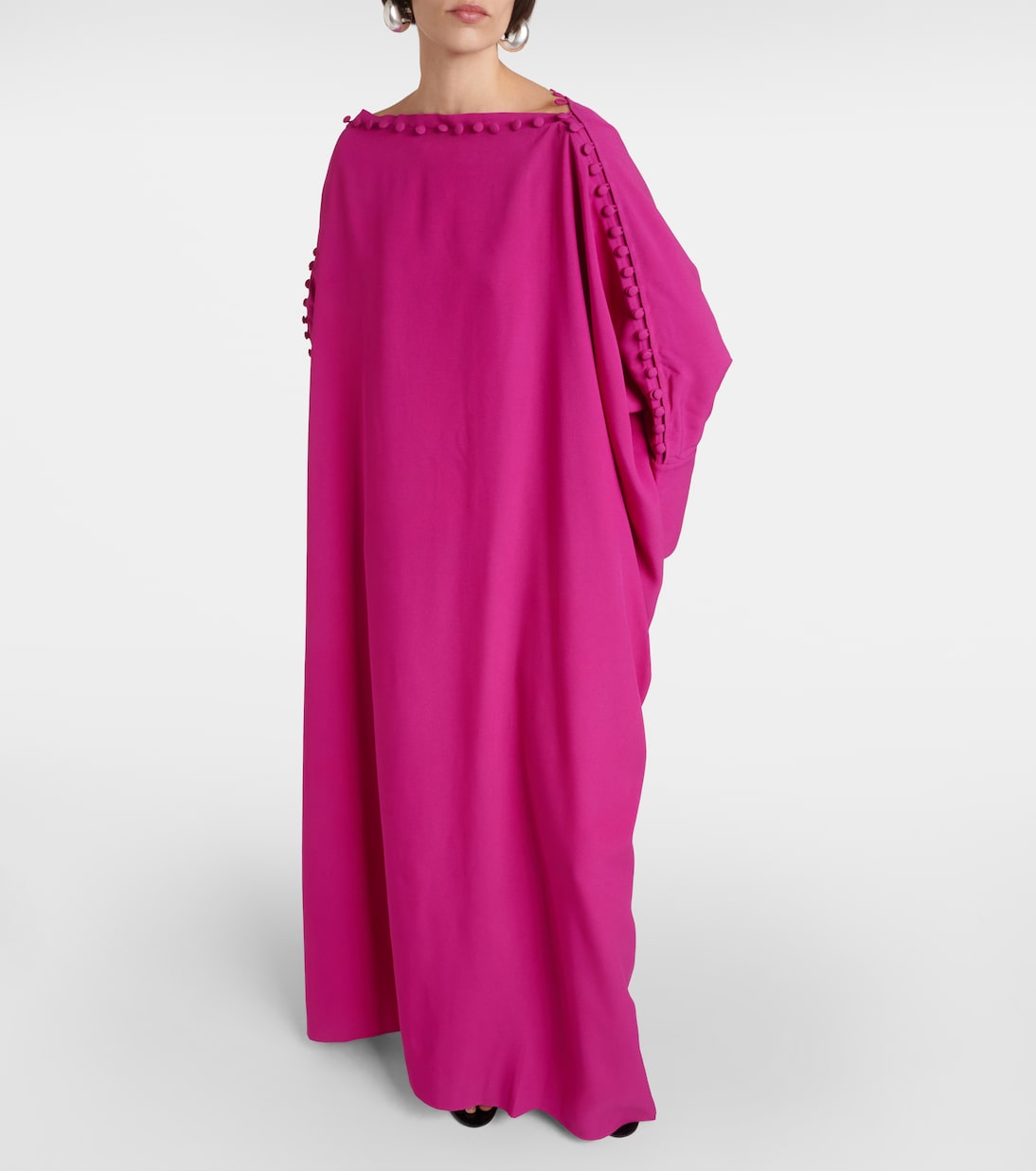 Mila off-shoulder crêpe kaftan | Taller Marmo