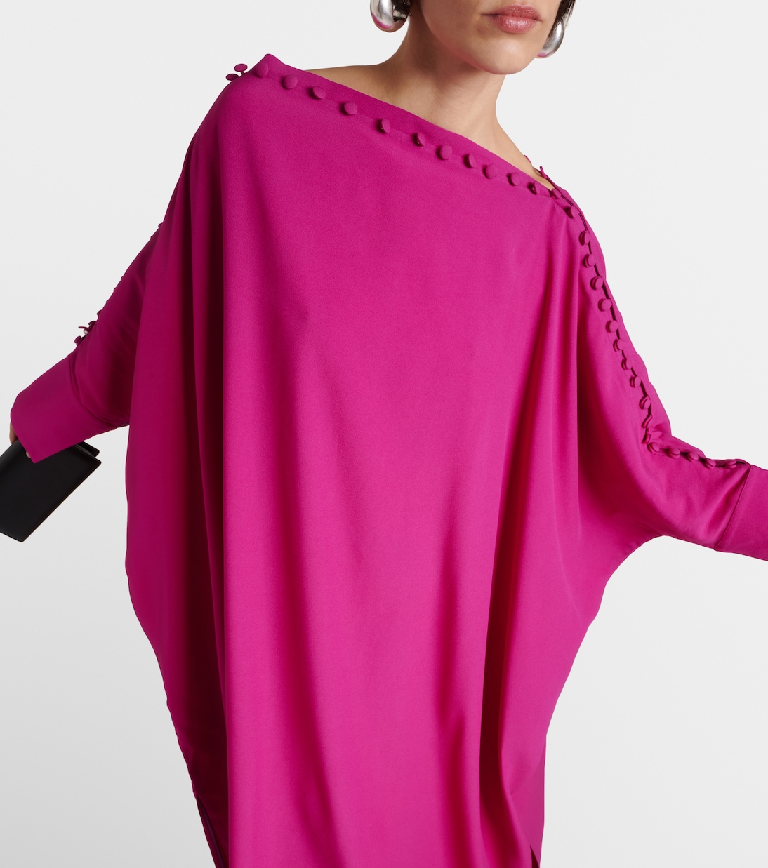 Mila off-shoulder crêpe kaftan | Taller Marmo