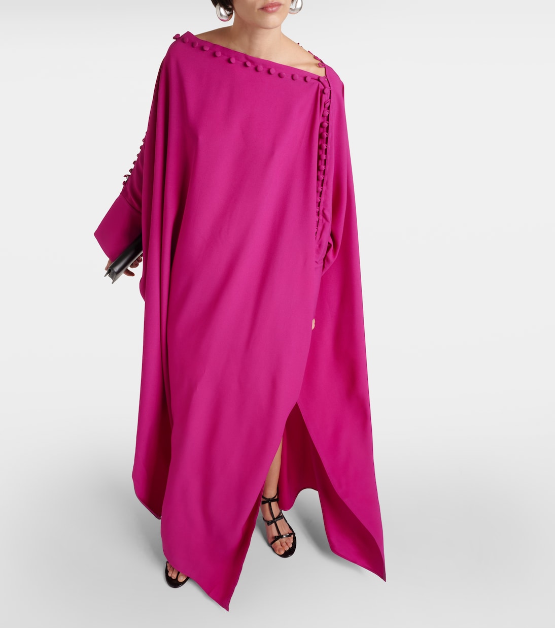 Mila off-shoulder crêpe kaftan | Taller Marmo