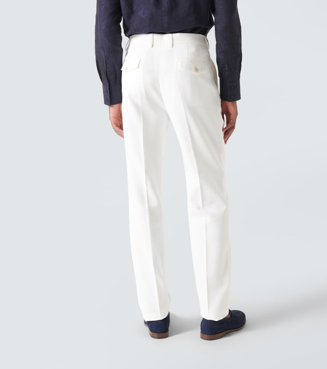 Pantalon droit en coton | Brunello Cucinelli