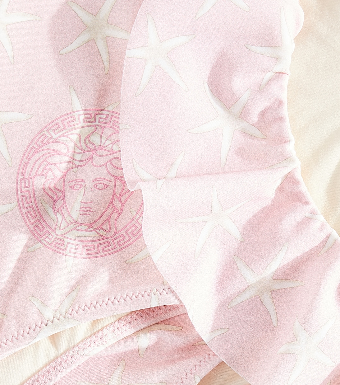 Stella Marina ruffled one-shoulder swimsuit | Versace Kids