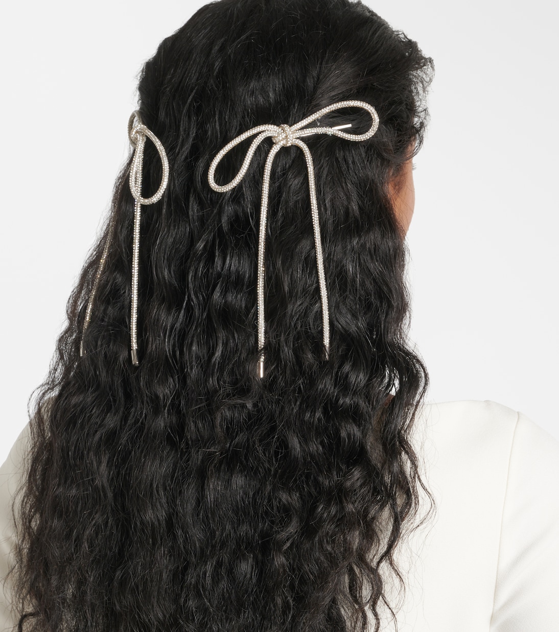 Set di 2 spille in corda Ava con fiocco | Jennifer Behr