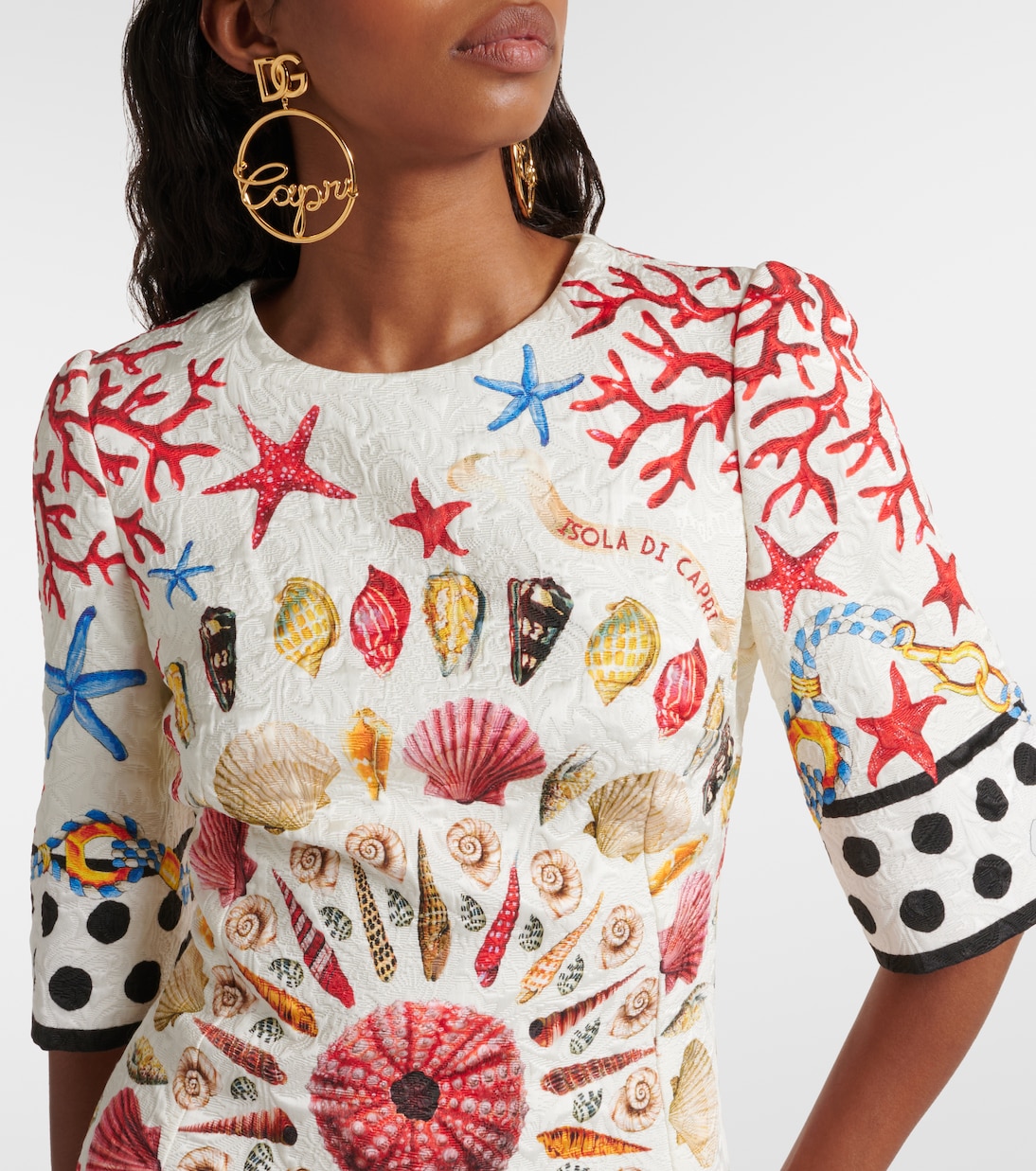 Miniabito Capri con stampa | Dolce&Gabbana