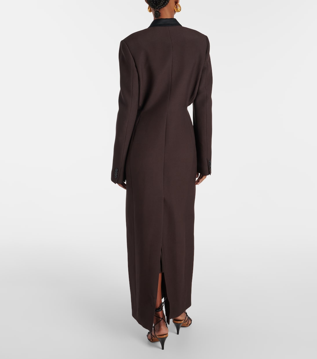 Cappotto Bellow in raso | Khaite