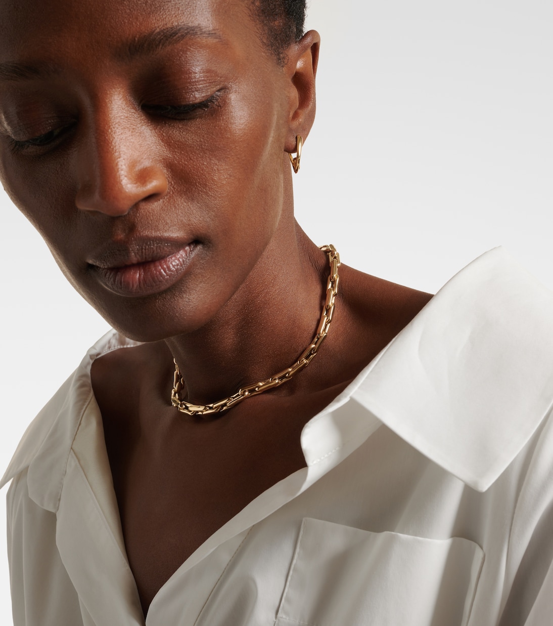 Collana in oro 14kt Lauren Rubinski, stile giovane e moderno