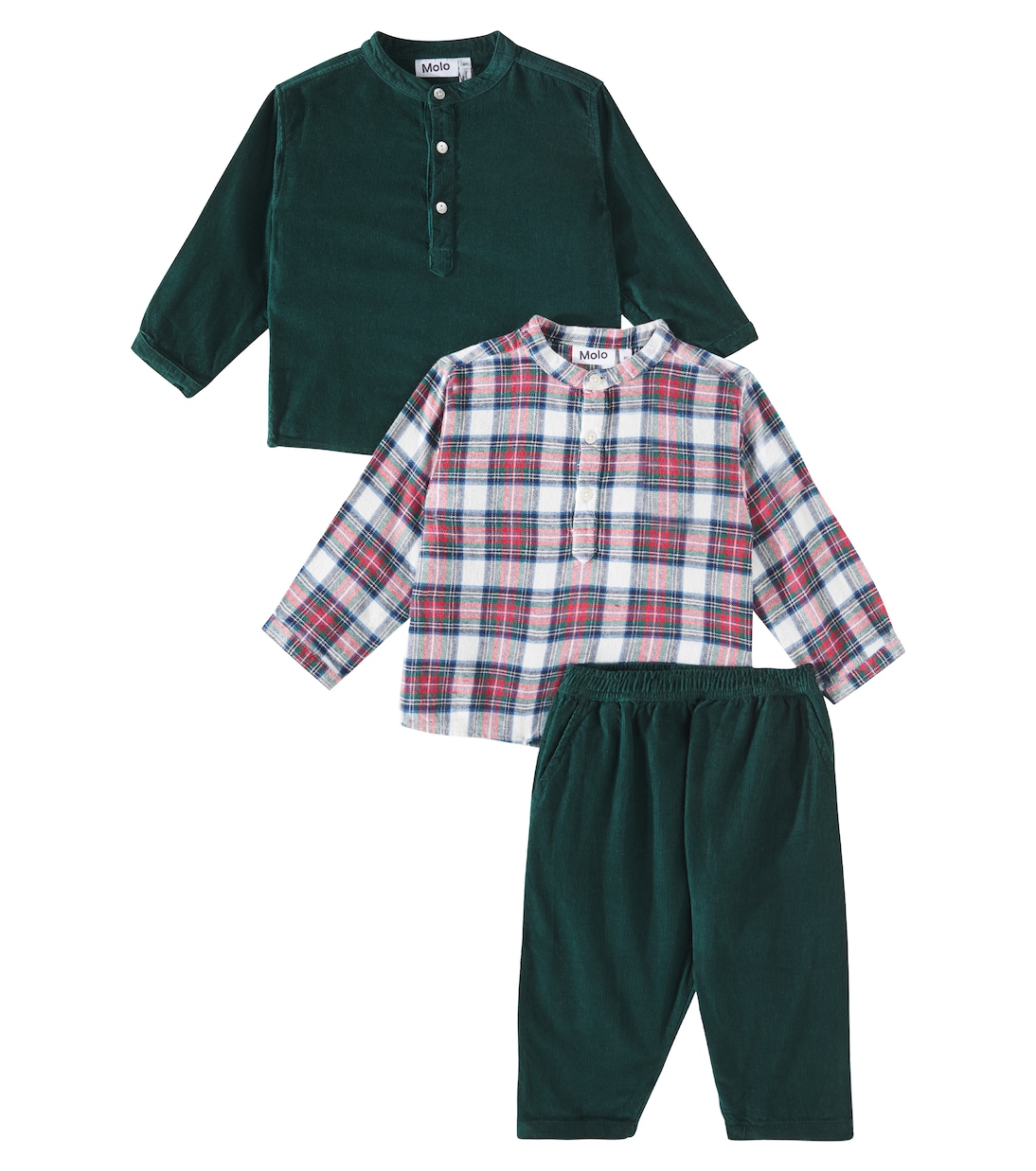 Bebé - set de blusas y pantalones de algodón | Molo