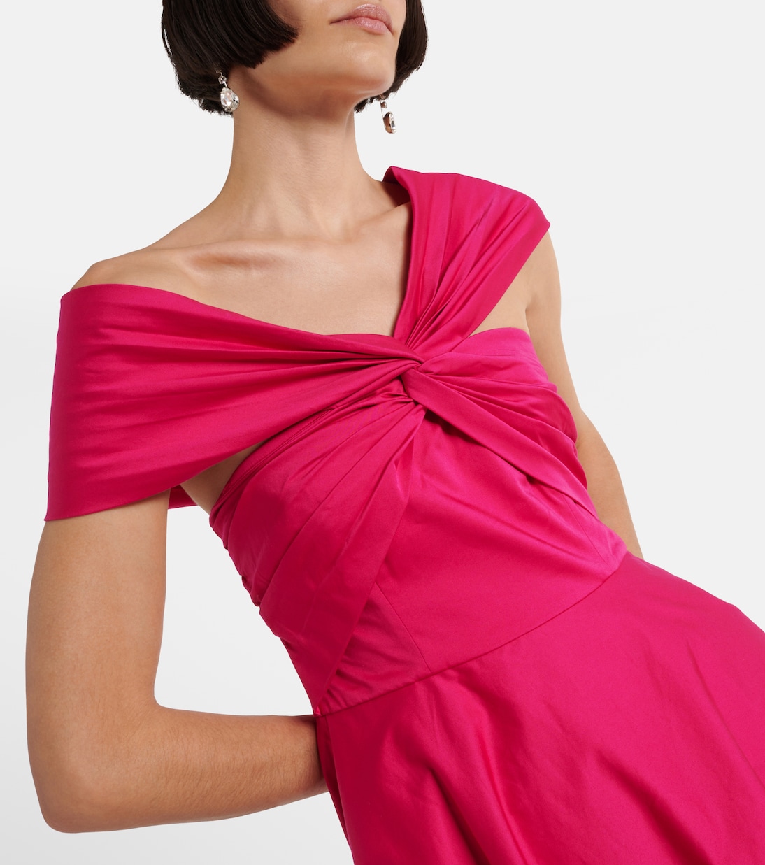 Midikleid aus einem Baumwollgemisch | Roland Mouret
