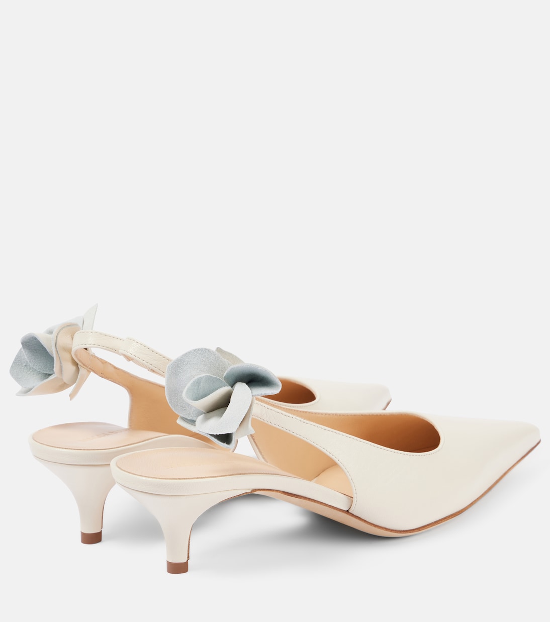 Bridal leather slingback pumps | Magda Butrym