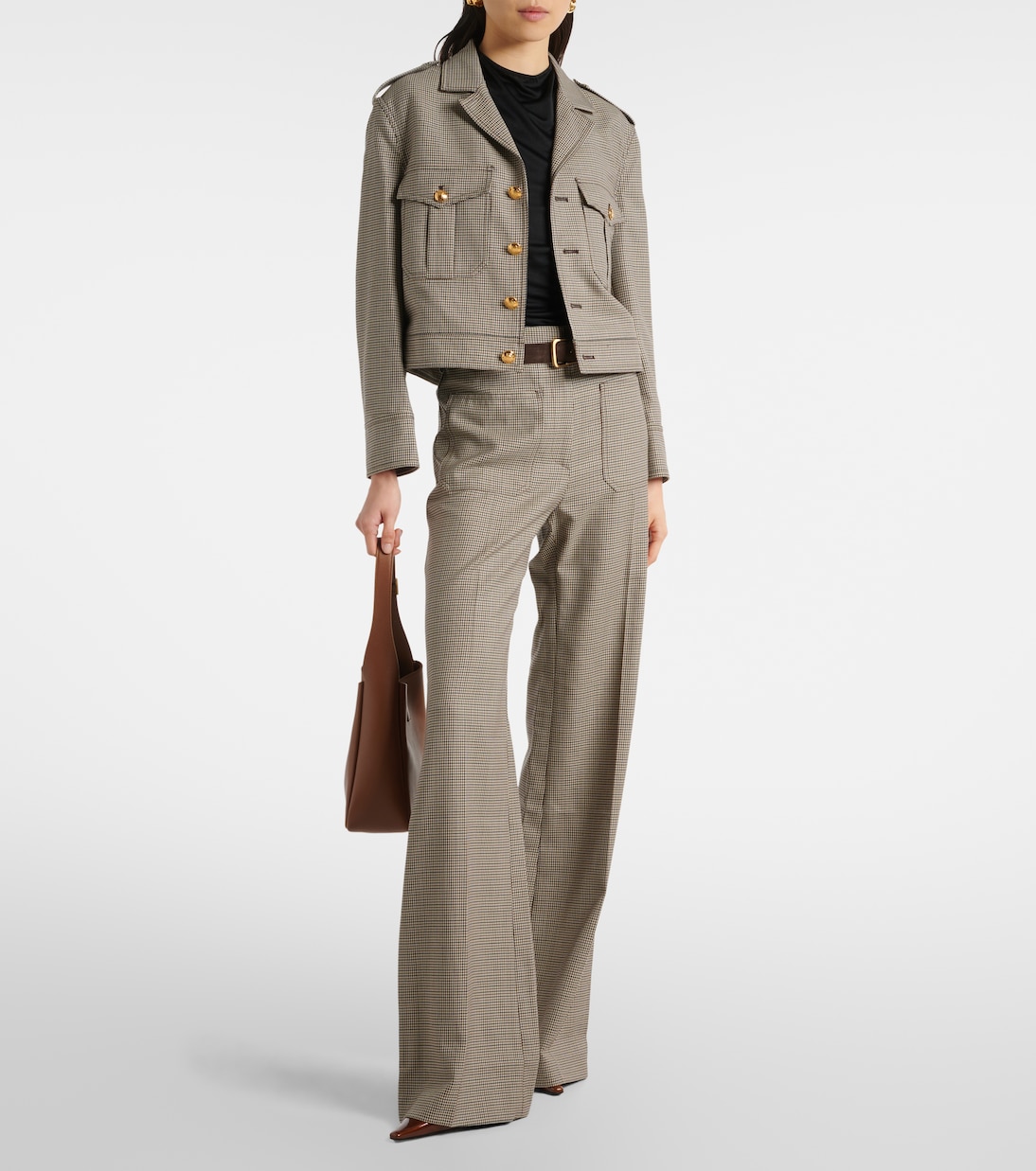 Christophe virgin wool flared pants | Nili Lotan