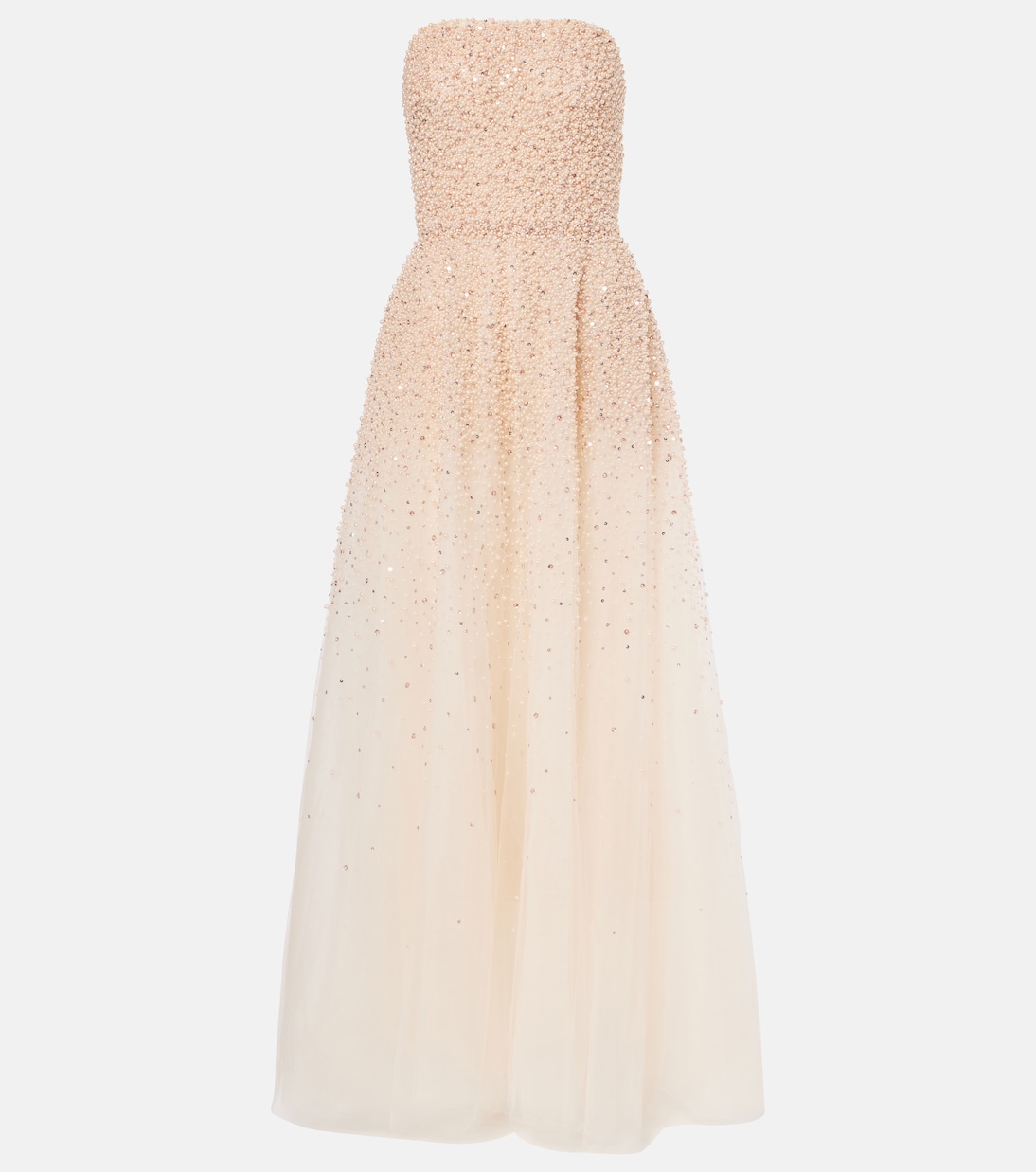 Embroidered corset gown | Monique Lhuillier