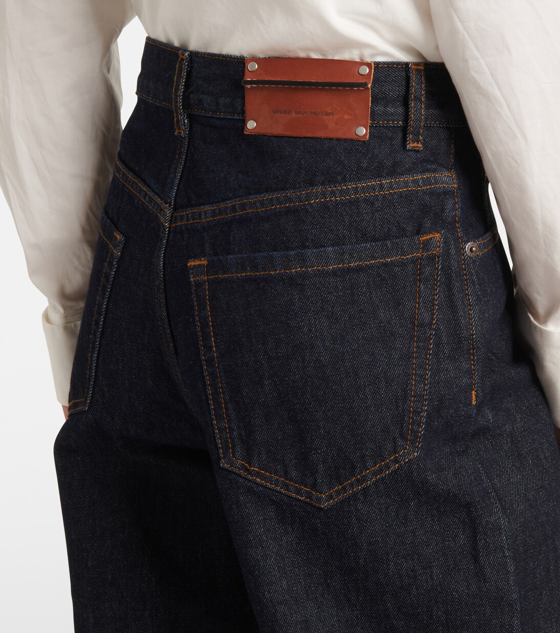 Jean droit à taille haute | Dries Van Noten