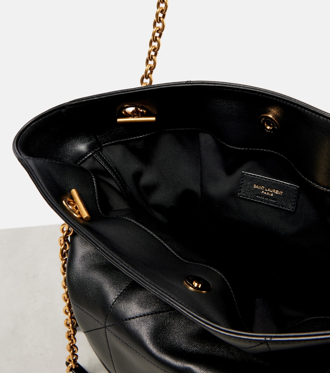 Sac Jamie Shopping Small en cuir | Saint Laurent