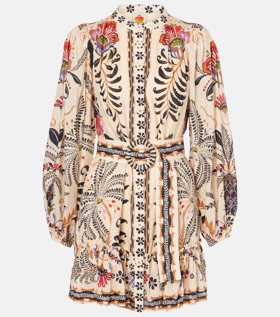 Cotton-blend dress | Farm Rio