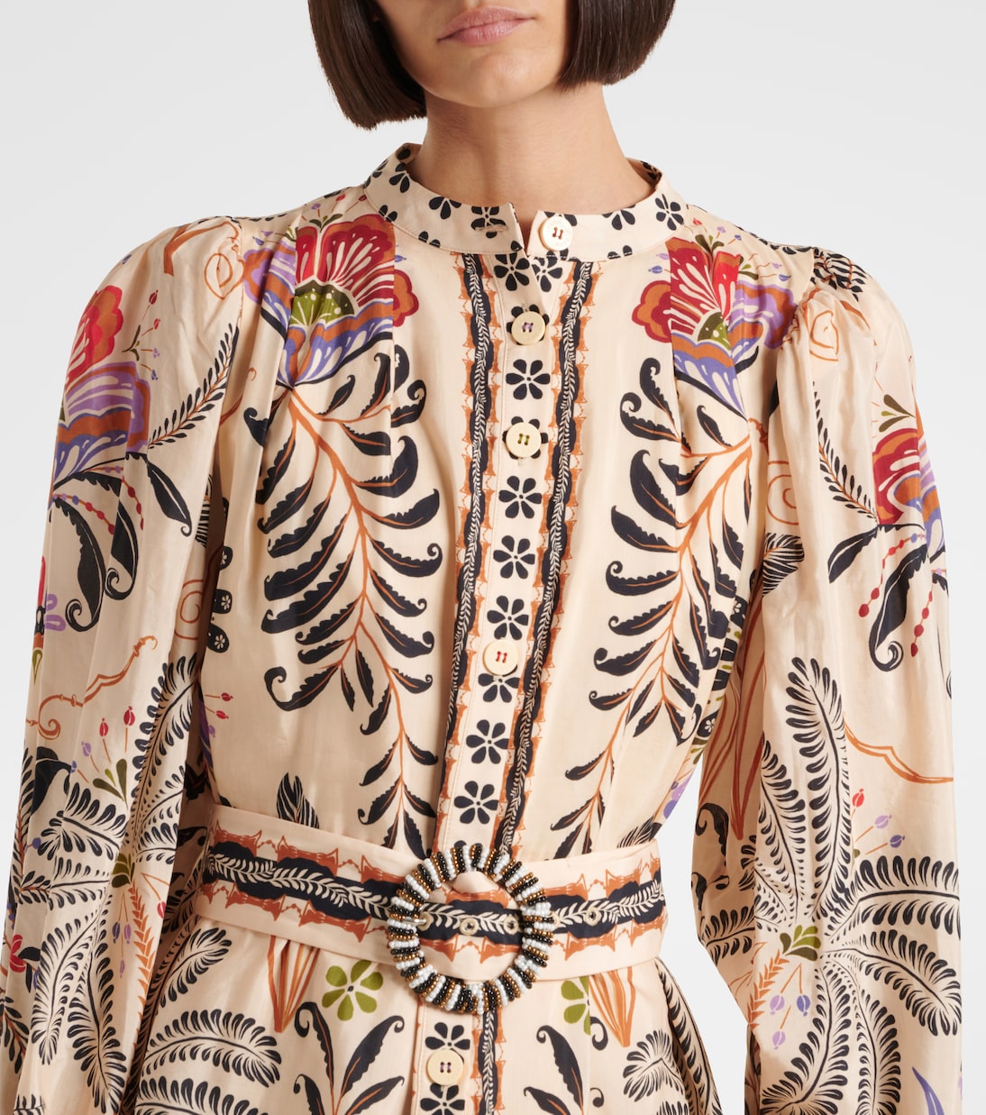 Cotton-blend dress | Farm Rio