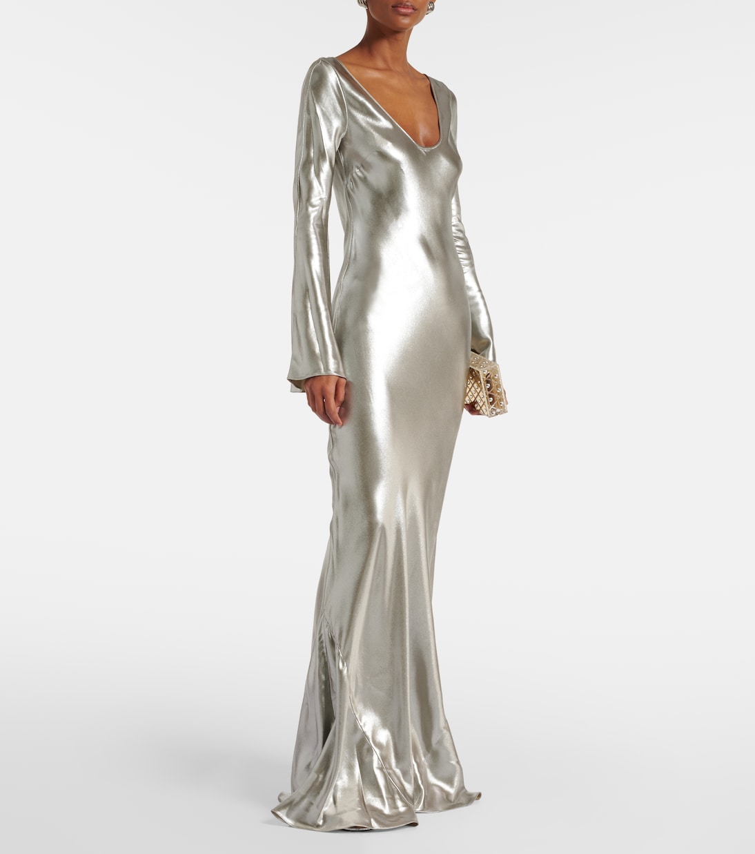 Robe Valletta aus Satin | Galvan