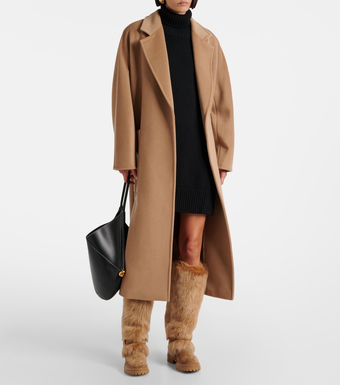 Botas altas de ante con borrego | Gianvito Rossi